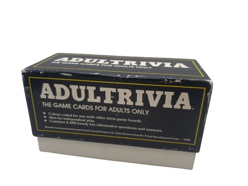 1984 adultrivia card game - adultrivia,