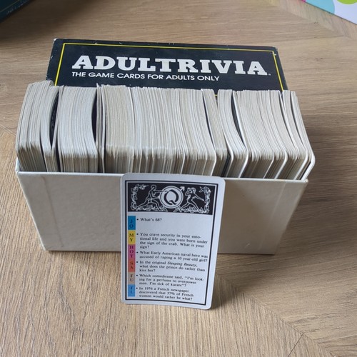 1984 adultrivia card pack - pack, for