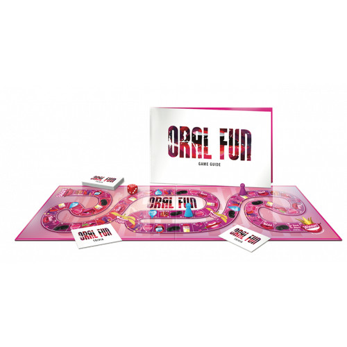 Oral fun card board game - fun,